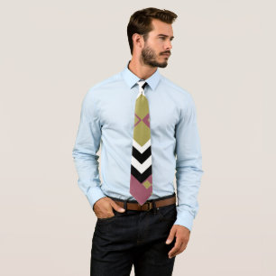 Art Deco Quilt Inspired   Tie