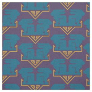 Art Deco Rabbits Fabric