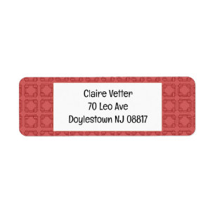 Art Deco Red Squares