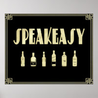 Art deco roaring 20's speakeasy prohibition 