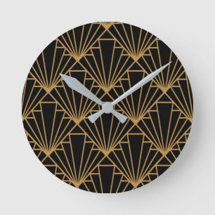 Art Deco  Round Clock