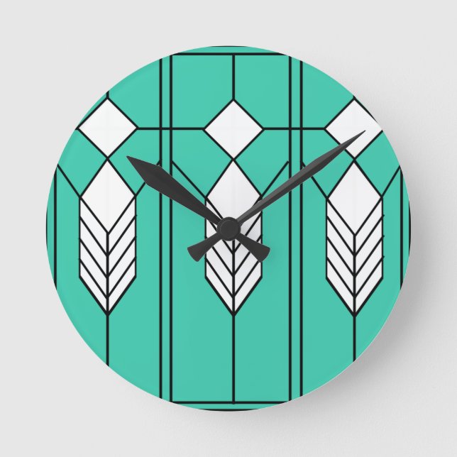 Art Deco Round Clock (Front)