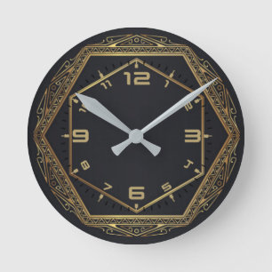 Art Deco Round Clock