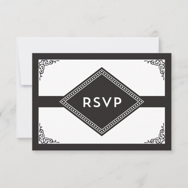Art Deco RSVP (Front)