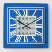 Art Deco, sapphire blue