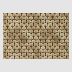 Art Deco Scallop Fan Radiating Pattern Design Tissue Paper