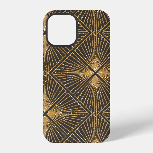 Art Deco Seamless Geometric Pattern. Elegant Wallp iPhone Case (Back)