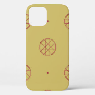 Art deco seamless pattern background. abstract, ar iPhone 12 case