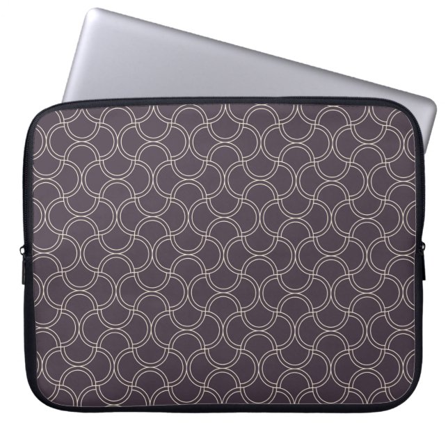 Art deco seamless pattern background. abstract, ar laptop sleeve (Front)