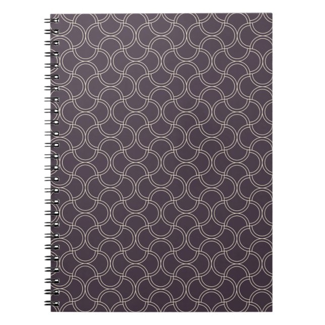 Art deco seamless pattern background. abstract, ar notebook (Front)