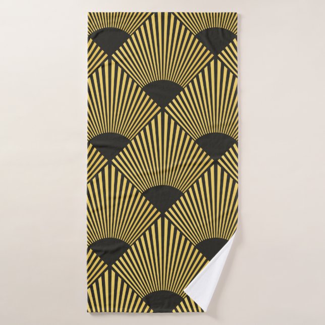 Art Deco seamless pattern Bath Towel (Bath Towel)