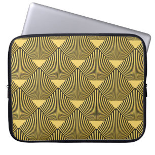 Art Deco seamless pattern. decoration ornament. Laptop Sleeve