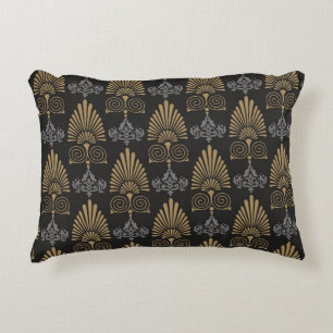 Art Deco: Seamless Vintage Wallpaper Accent Pillow