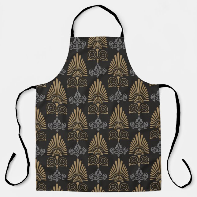 Art Deco: Seamless Vintage Wallpaper Apron (Front)