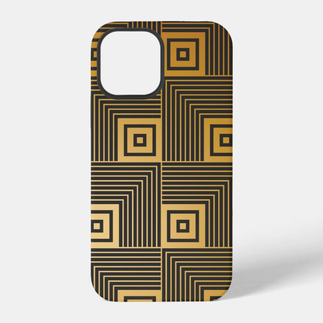 Art Deco seamless vintage wallpaper pattern iPhone Case (Back)