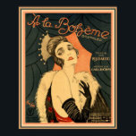 Art Deco Sheet Music A La Boheme 16 x 20 Poster<br><div class="desc">Vintage Art Deco Sheet Music  "A La Boheme"  by Jacco.    Poster measures 16 x 20</div>