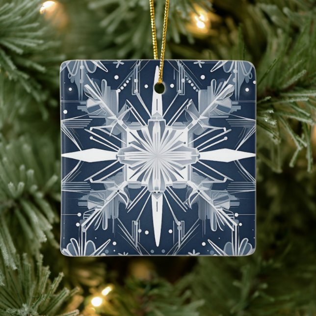 Art Deco Snowflake Ornament (Tree)