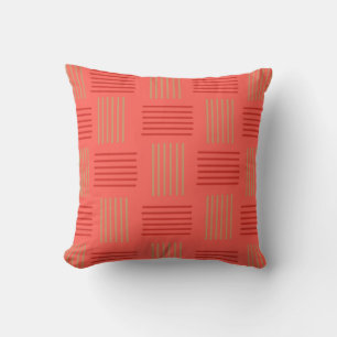Art Deco Spring/Summer Weave Throw Pillow