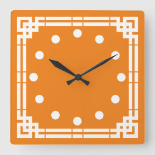 Art Deco Square Wall Clock