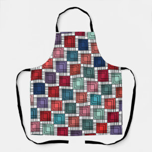 Art Deco Squares  Apron