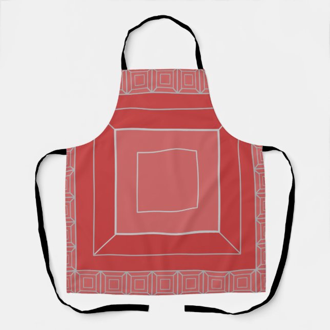 Art Deco Squares  Apron (Front)
