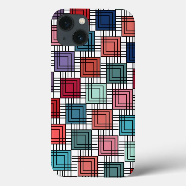 Art Deco Squares  Case-Mate iPhone Case (Back)