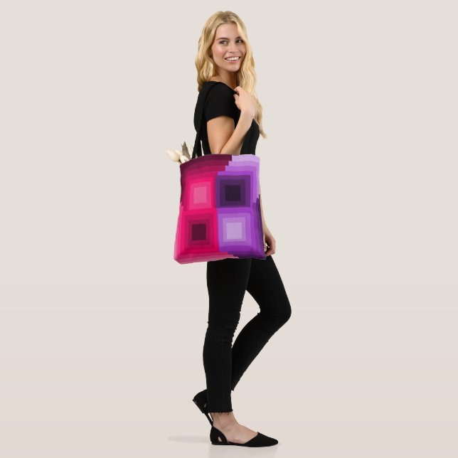 Art Deco Squares  Tote Bag (On Model)