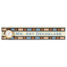 Art Deco Stained Glass Border
