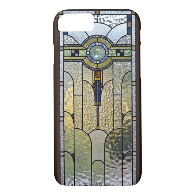 Art Deco Stained Glass Window iPhone 7 case (Back)