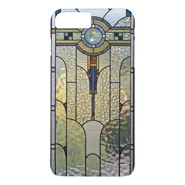 Art Deco Stained Glass Window iPhone 8 Plus case (Back)
