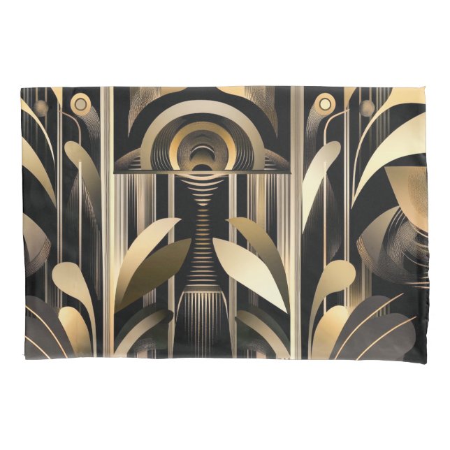 Art Deco Standard Pillowcase (Front)