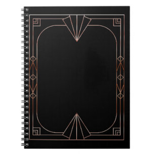 Art Deco Stationary Notebook
