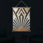 Art Deco Style Collection Hanging Tapestry<br><div class="desc">Art Deco is a distinctive and glamourous design style that emerged in the early 20th century, reaching its peak popularity during the 1920s and 1930s. Characterized by a fusion of geometric shapes, sleek lines, and luxurious materials, Art Deco exudes a sense of modernity and sophistication. This visually striking style often...</div>