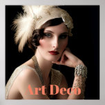 Art Deco Style Collection Poster<br><div class="desc">Art Deco is a distinctive and glamourous design style that emerged in the early 20th century, reaching its peak popularity during the 1920s and 1930s. Characterized by a fusion of geometric shapes, sleek lines, and luxurious materials, Art Deco exudes a sense of modernity and sophistication. This visually striking style often...</div>