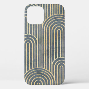 Art Deco style design luxury geometric seamless pa iPhone 12 Case