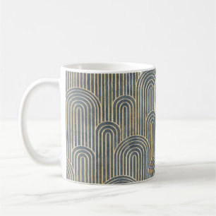 Art Deco style design luxury geometric seamless pa Coffee Mug