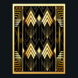 Art Deco Style Geometric Poster<br><div class="desc">If you choose to download, Your local Walgreen store makes board posters of your download into different sizes and in various textures at a very good price. Sometimes with a discount. A tip from my US friend. For UK see "Digital Printing" online. I created this Art Deco Geometric Style Poster...</div>