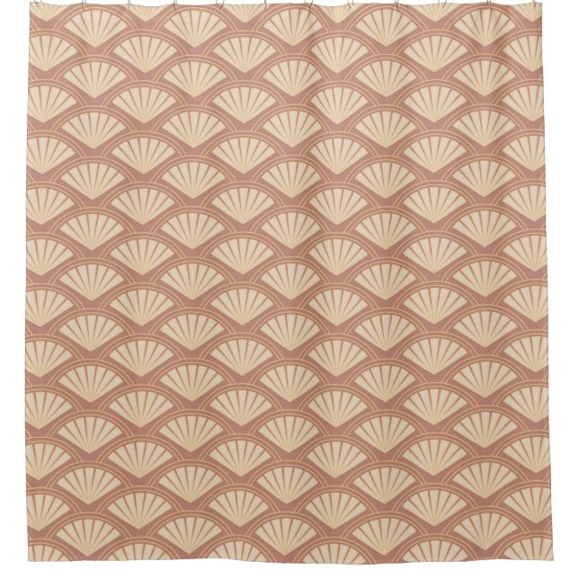Art Deco style pattern in rose colour (Front)