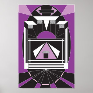 Art Deco Style Poster