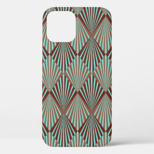 Art Deco style seamless pattern texture iPhone 12 Case