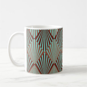 Art Deco style, seamless texture. Coffee Mug