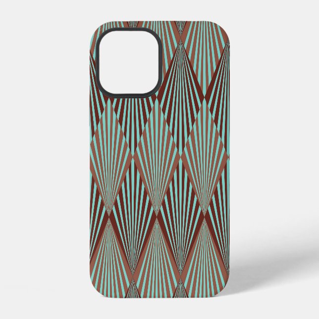 Art Deco style, seamless texture. iPhone Case (Back)