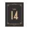 Art Deco Style Table Numbers
