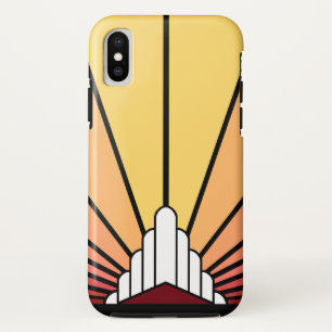 Art deco sun in dawn Case-Mate iPhone case