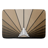 Art deco sun in tan
