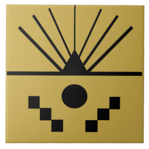 Art Deco Sunrise Tile