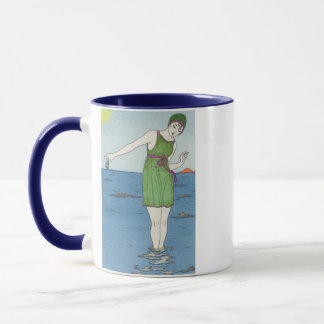 Art Deco Swimmer Mug