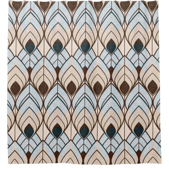 Art Deco: Textured Seamless Ornament. (Front)