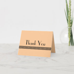 Art Deco Thank You Card
