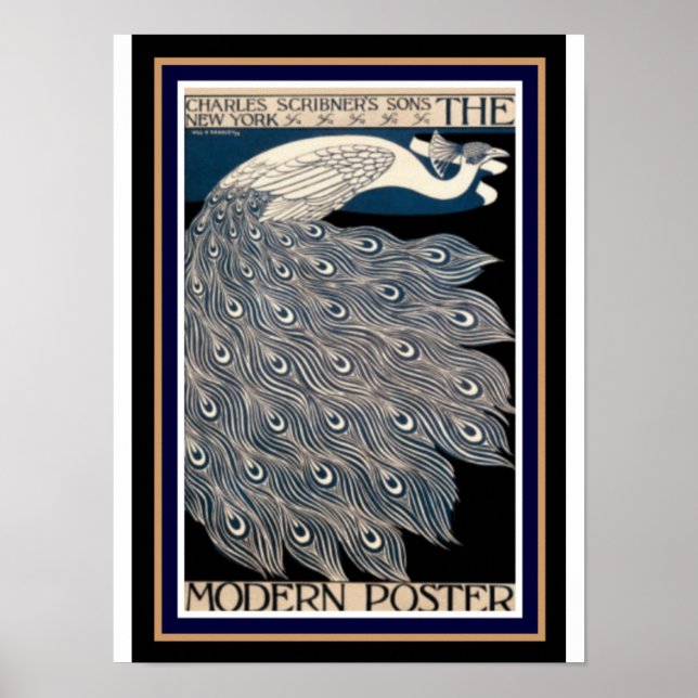 Art Deco "The Modern Poster"  12 x 16 Poster (Front)